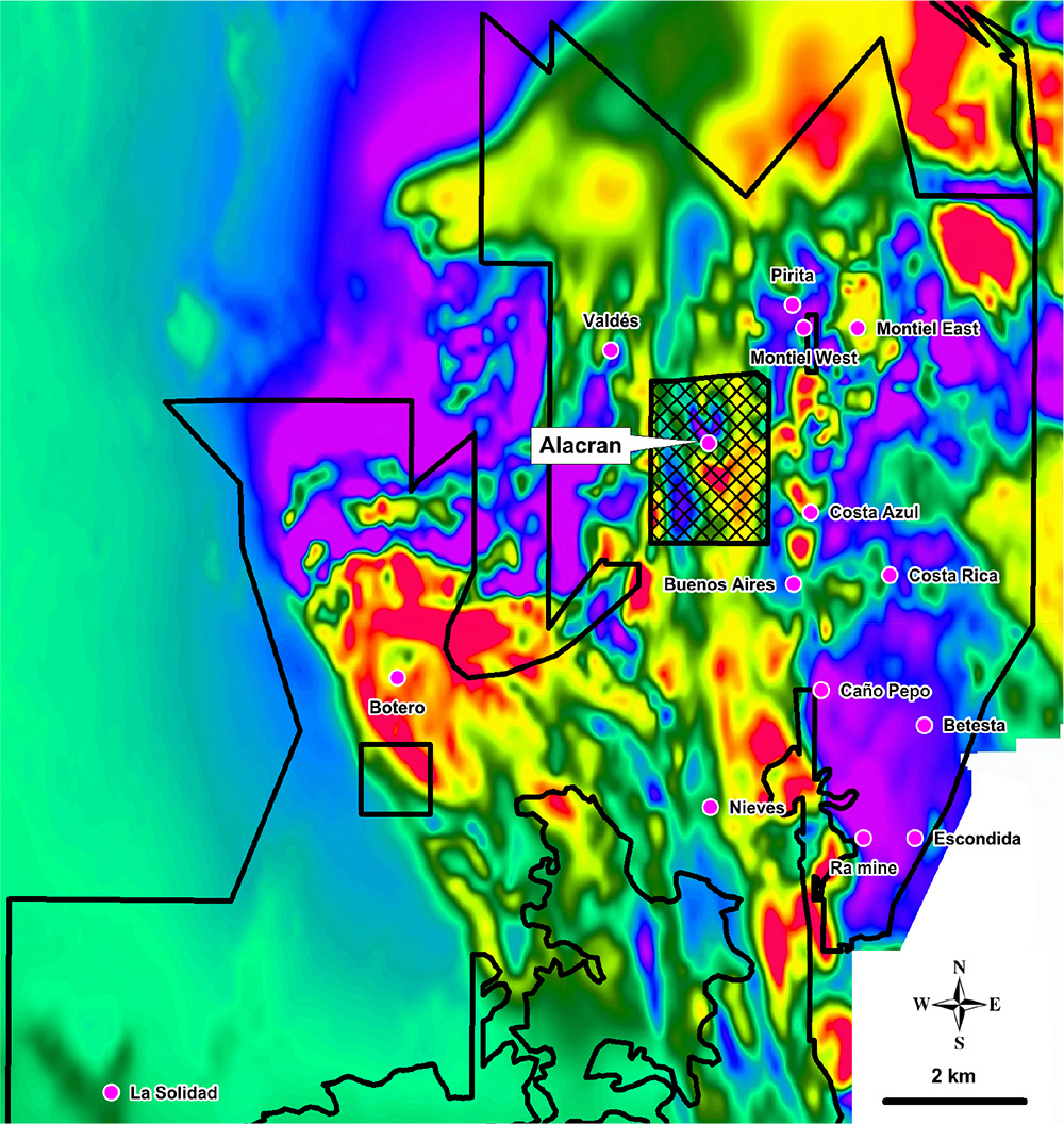 Alacran Ddh Drilling April 2016 Map 01